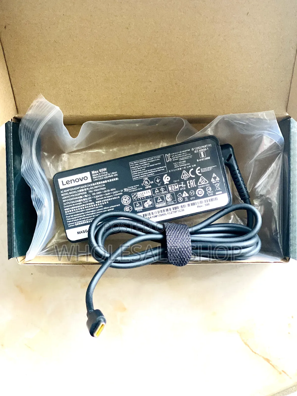 Lenovo Type -C Adapter (Lenovo Type C Charger)