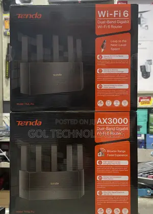 Tenda Ax3000 Dual Band Gigabit Wi-fi 6 Router Tx12l Pro