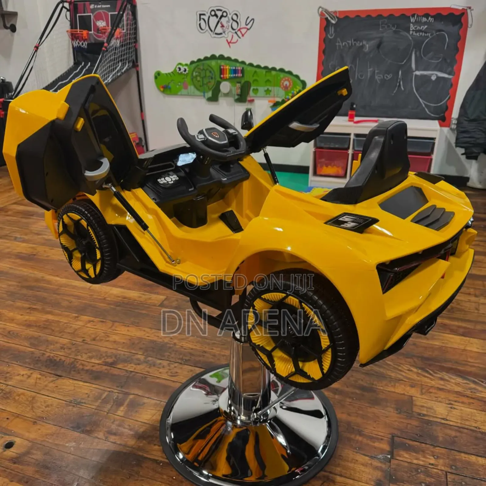 Lamborghini Car Barber Chair for Kids Salon