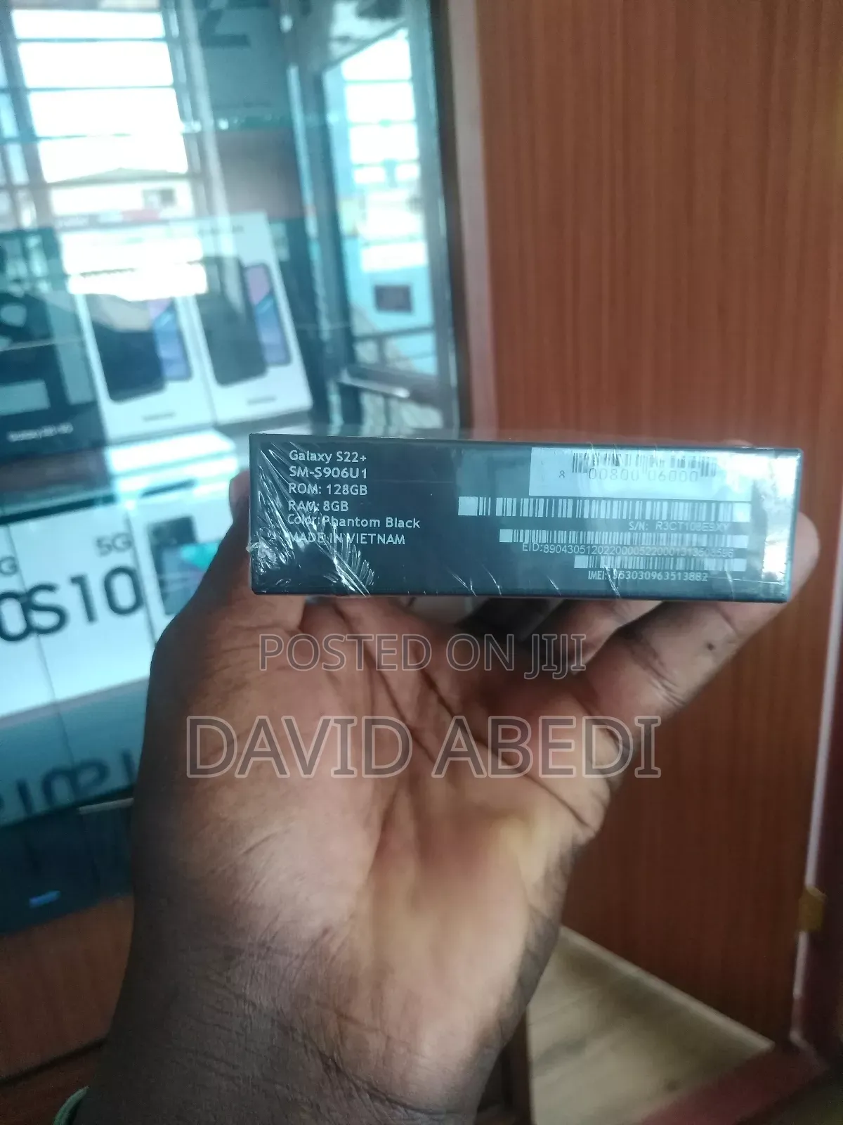 New Samsung Galaxy S22+ 5G 128 GB Black