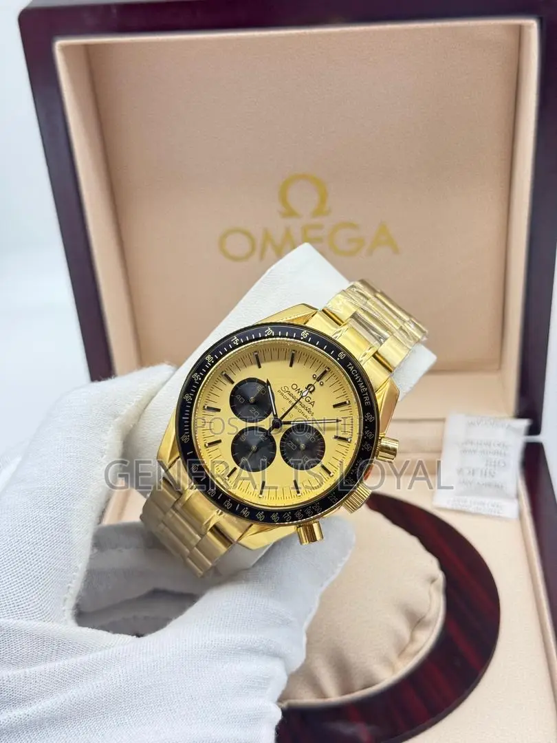Omega Speed Master Gold and Green Dial