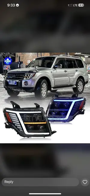 Mitsubishi Pajero 2014,2018,2017,2020 Spec Headlight