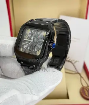 Skeleton Premium Santos De Cartier Mechanical Watch
