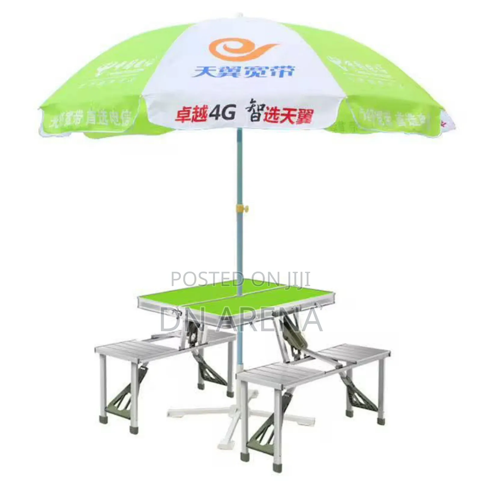 Outdoor 4 Seater Chairs And Table With Vender Umbrella