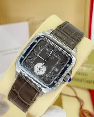 Premium Leather Mechanical Cartier Watch