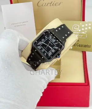 Silicone Strap Mechanical Cartier Premium Men’S Watch