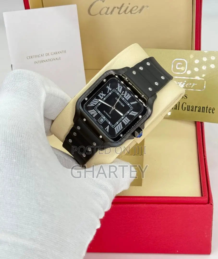 Silicone Strap Mechanical Cartier Premium Men’S Watch