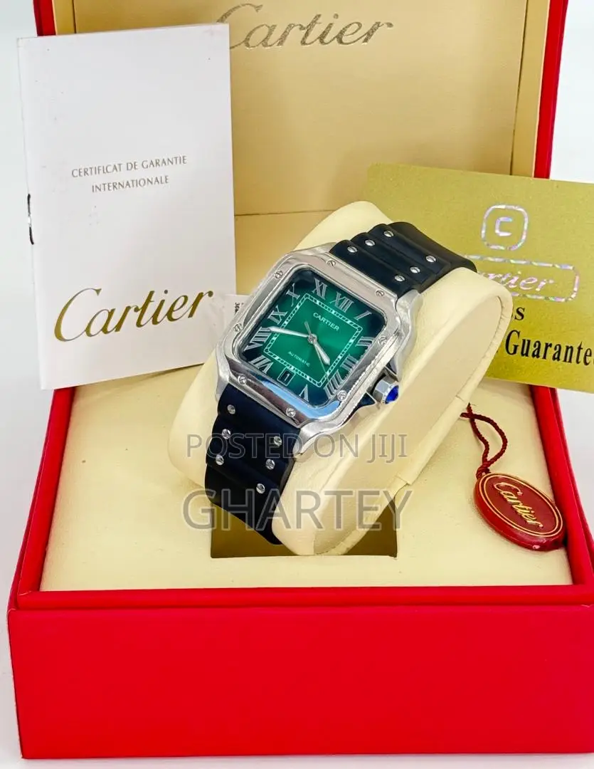 Silicone Strap Mechanical Cartier Premium Men’S Watch