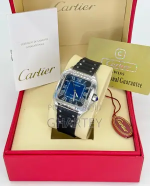 Silicone Strap Mechanical Cartier Premium Men’S Watch