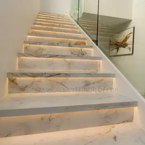 Use Sintered Stone Elevate Stairs With Unique Finishes
