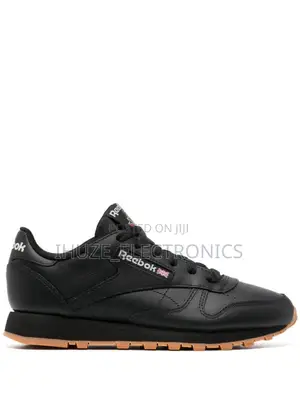 Reebok Classic Leather Black Gum Mens Sneakers (Sizes 46/47)