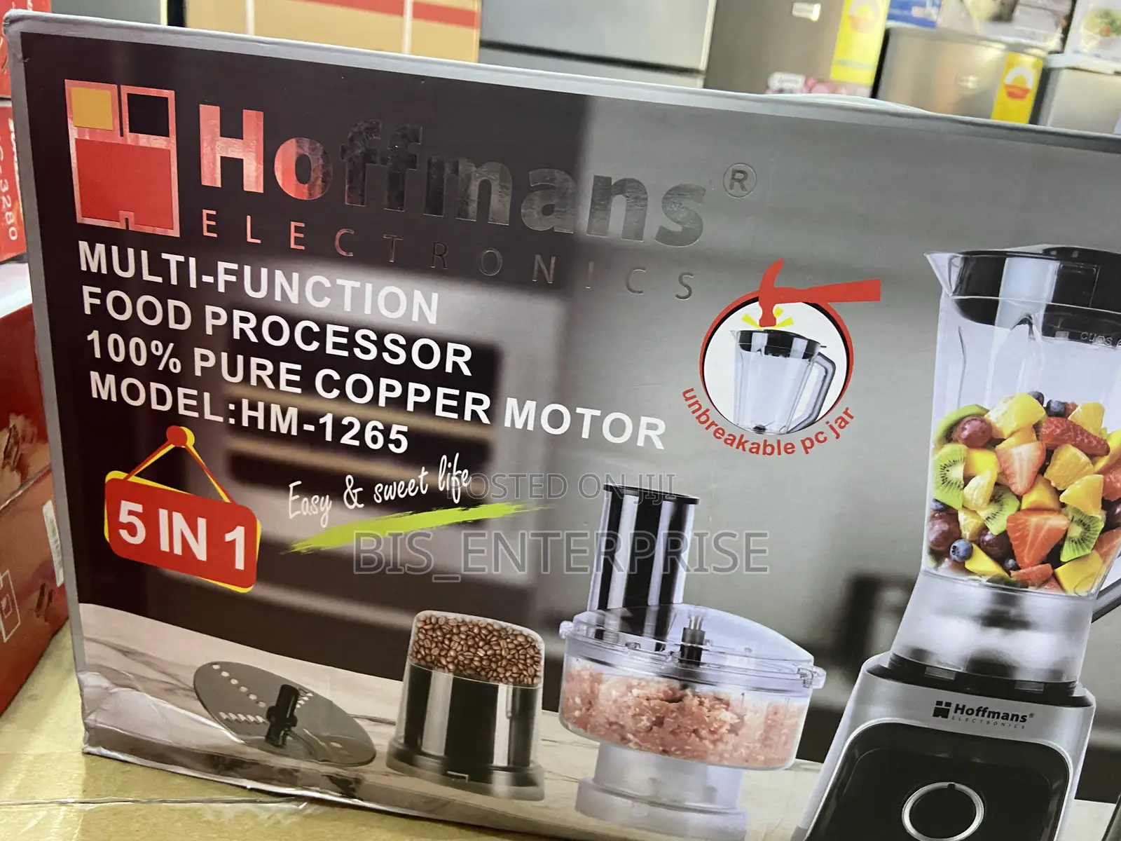 Hoffmans Blender 5 in 1 Food Processor