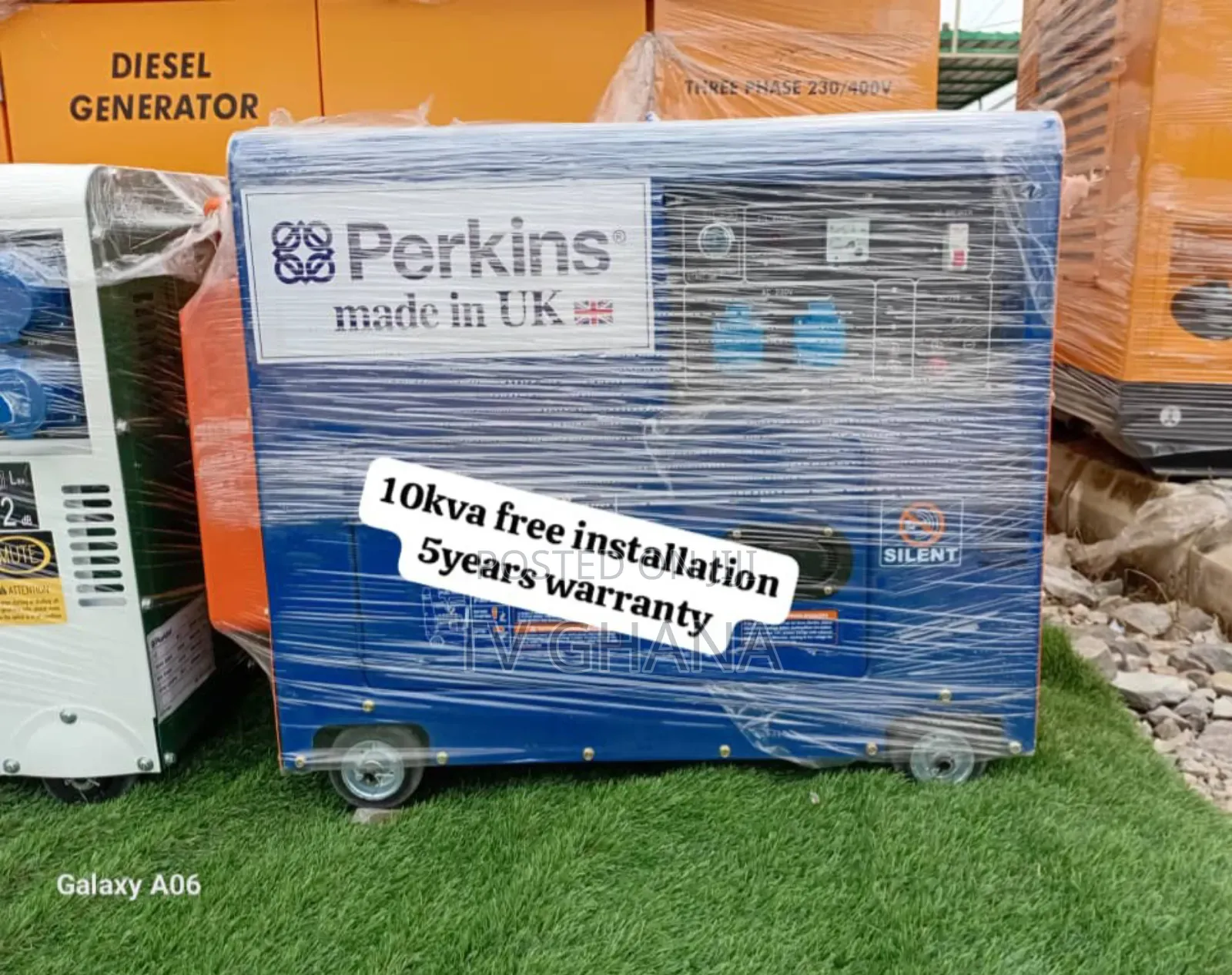 Same Day Power Backup Perkins 10kva 13000watts Diesel Silent