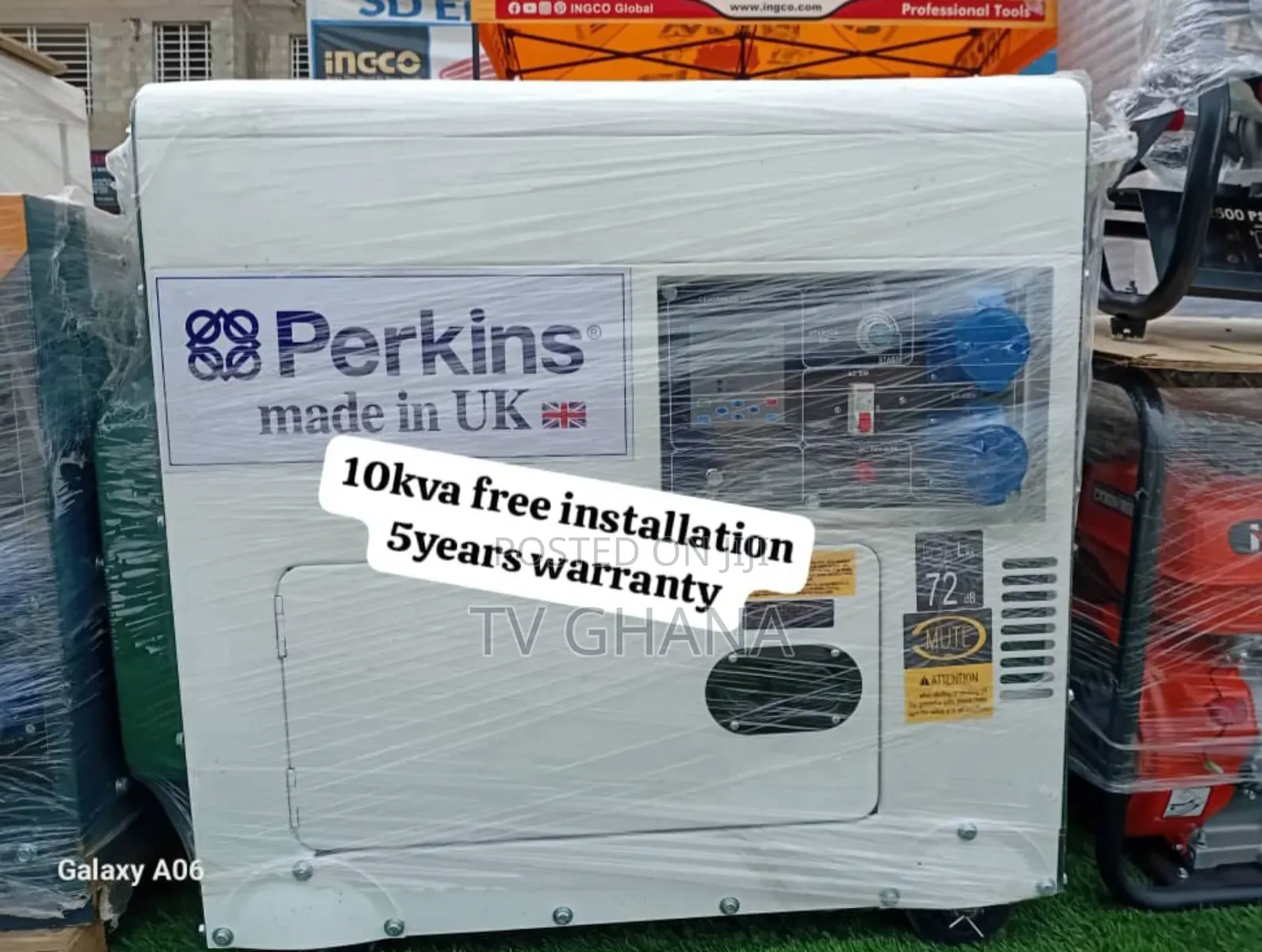 Business Continuity Gen Perkins 10kva 13000watts Diesel