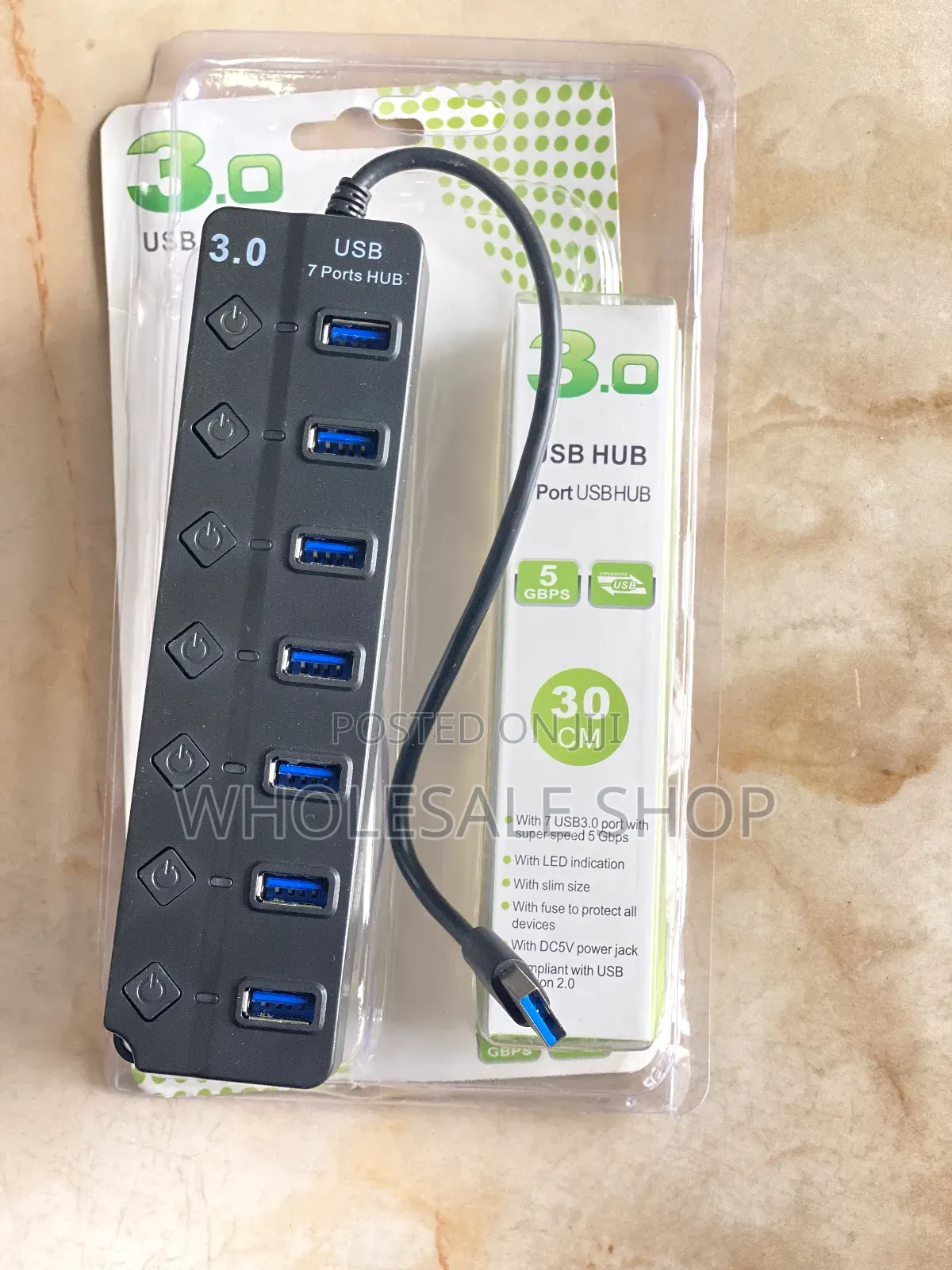 7 Port Usb Hub ( Usb Extention)