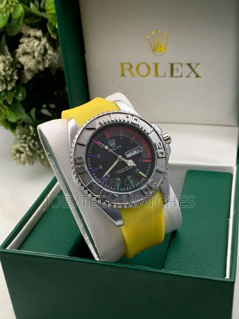 Silicon Strap Rolex Watches