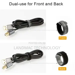 Lasa 50pcs Reusable Fastening Cord Cable Tie Management