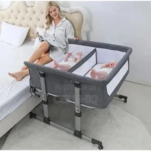Adjustable Heigh Baby Twin Cot Next to Me Bed