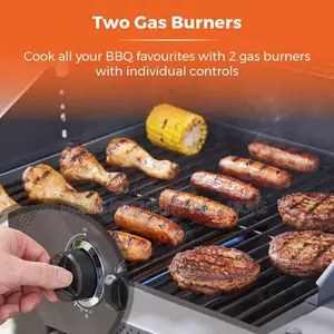 Two Burner Tower Gas Bbq