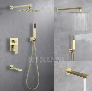 Concealed Shower- Gold