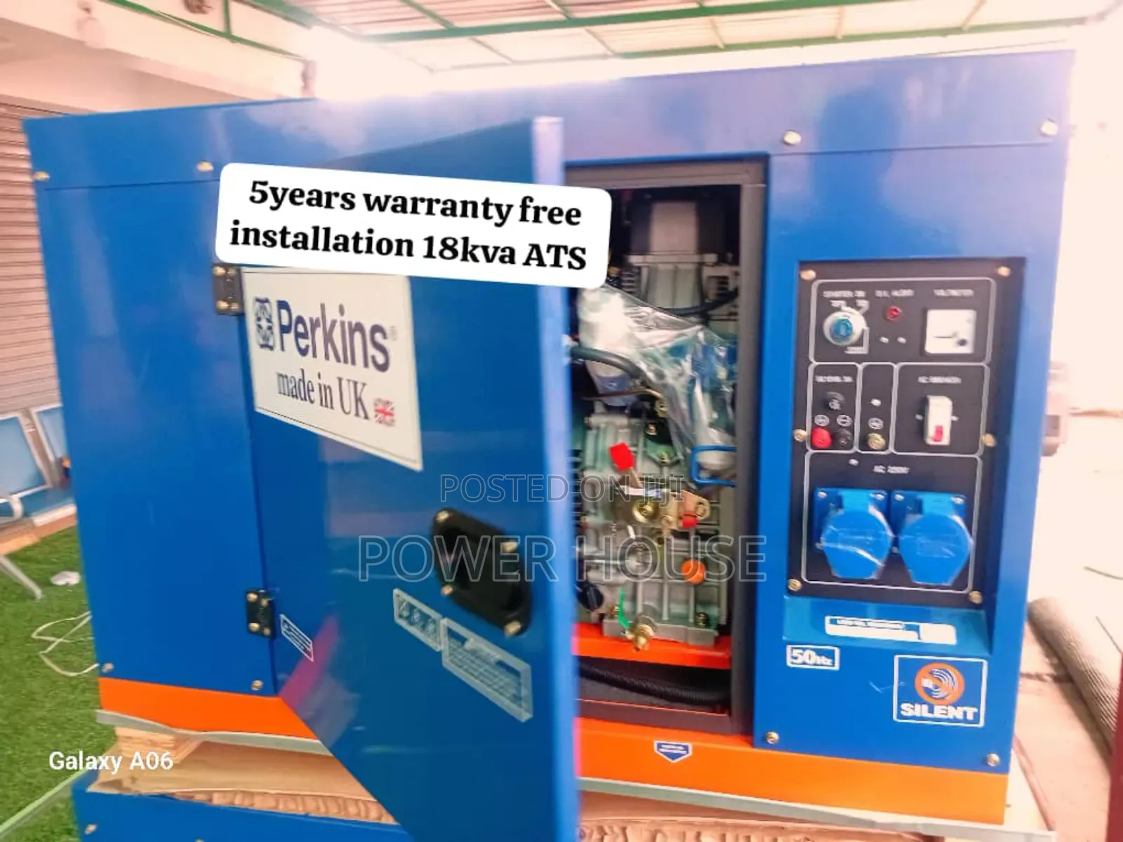 Tower Vanter Loop 18kva Perkins Diesel Generator 18kva
