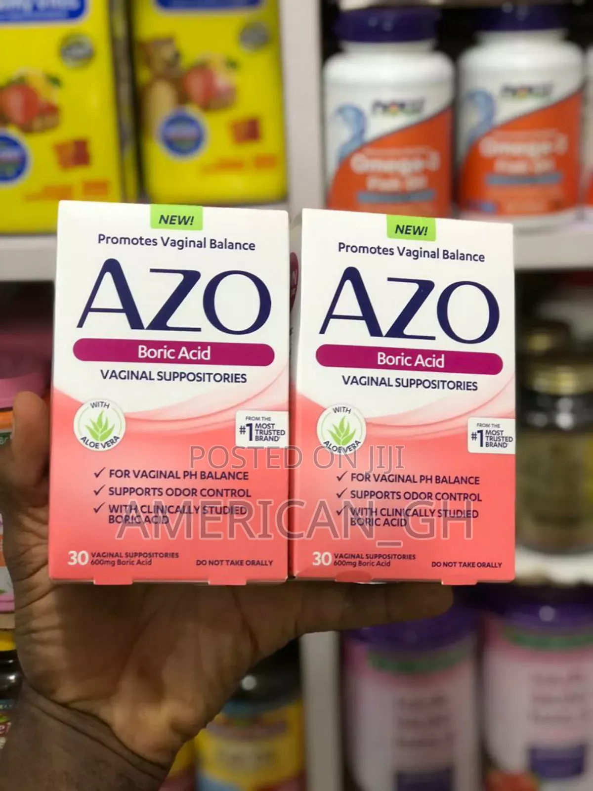 Azo Boric Acid Vaginal Suppositories