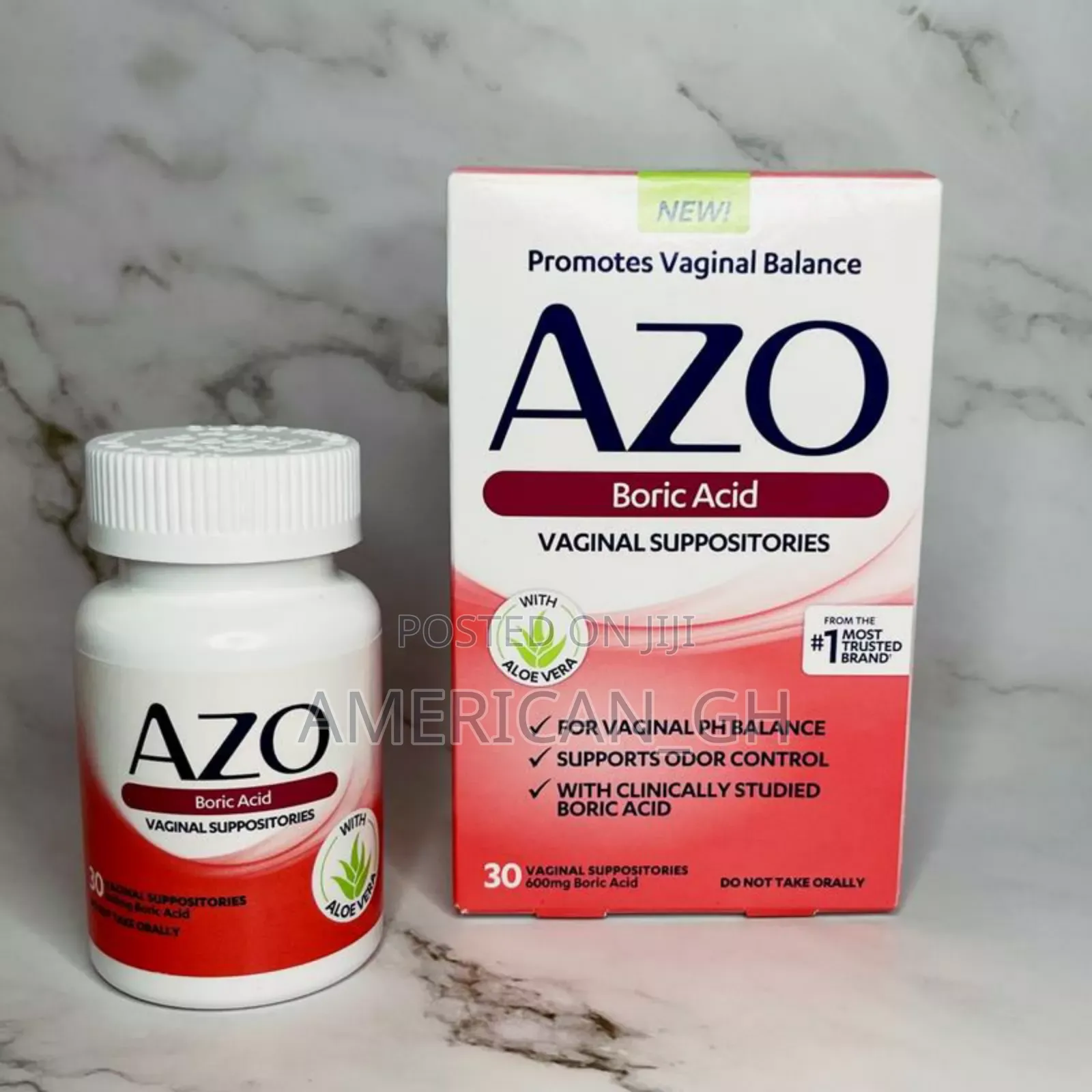 Azo Boric Acid Vaginal Suppositories