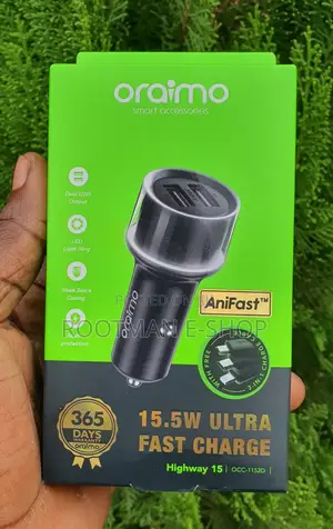 Oraimo Highway 15 15.5w Car Charger With 3-in-1 Cable