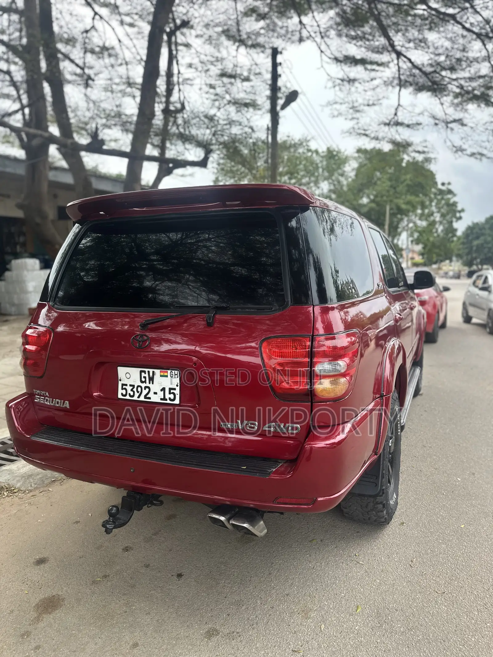 Toyota Sequoia 2002 Red