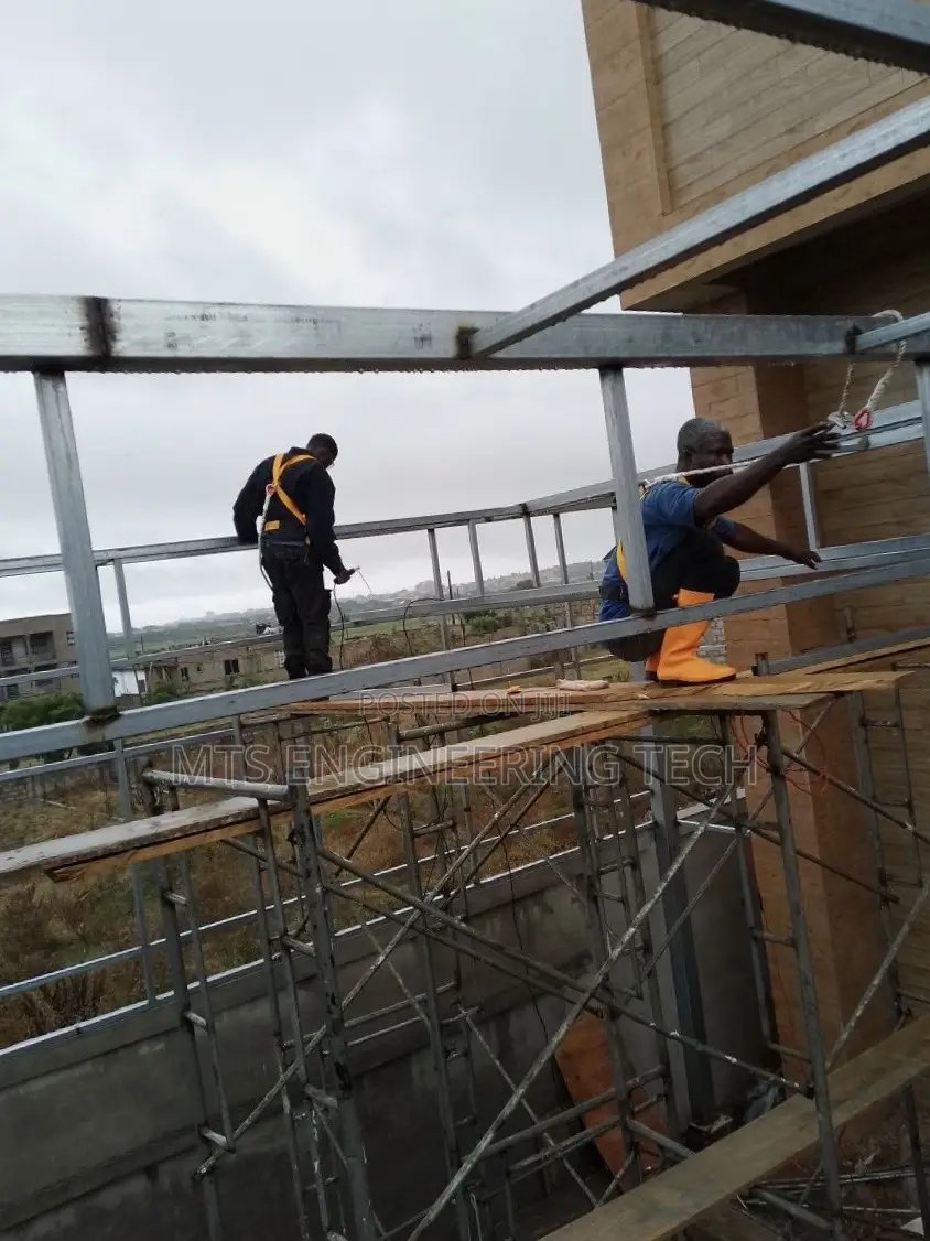 Modern Metal Pergola