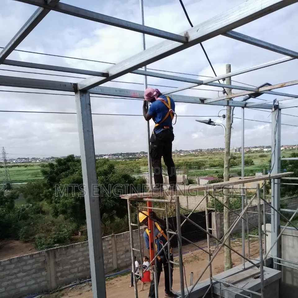 Modern Metal Pergola