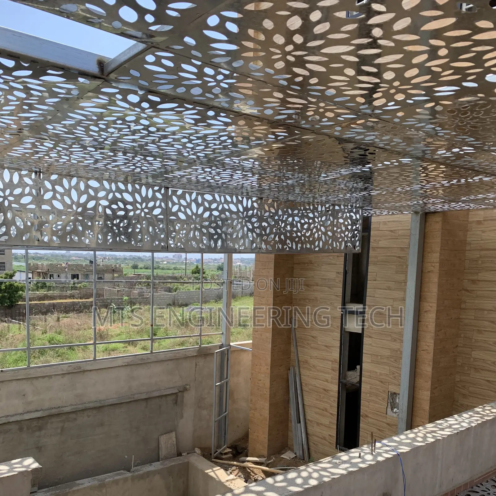 Modern Metal Pergola