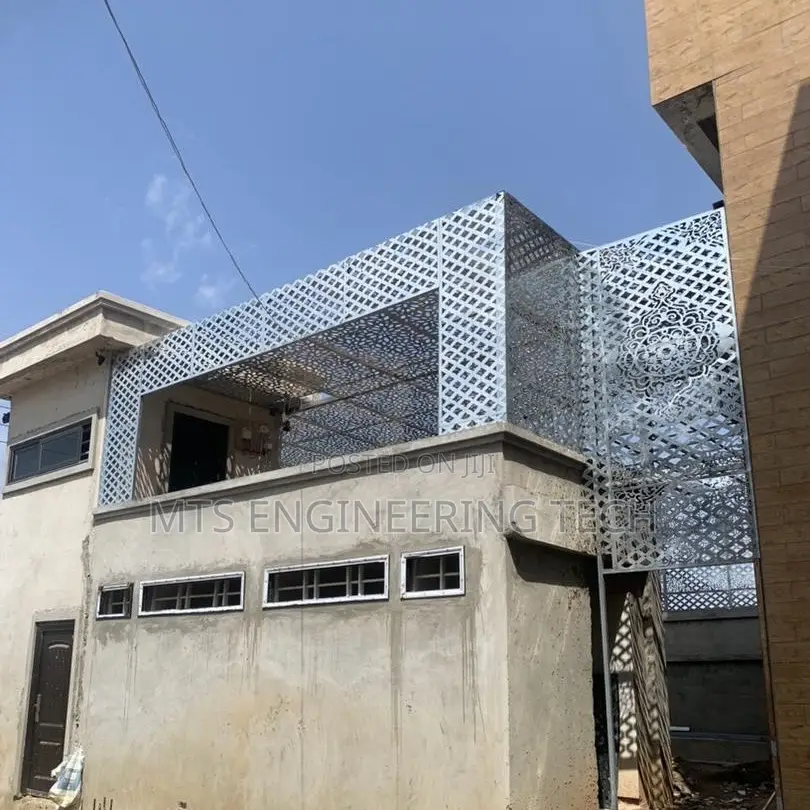 Modern Metal Pergola