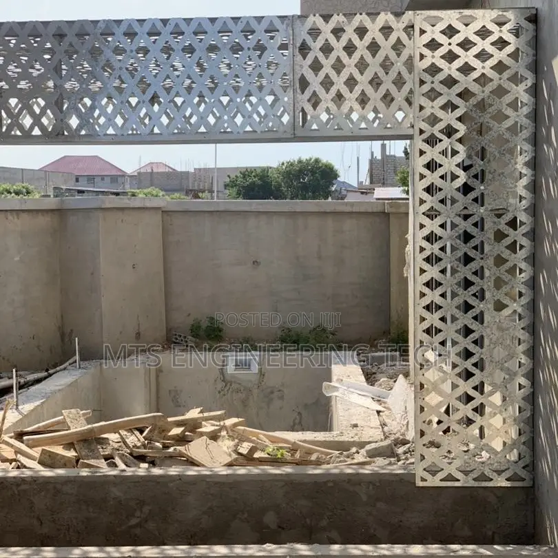 Modern Metal Pergola