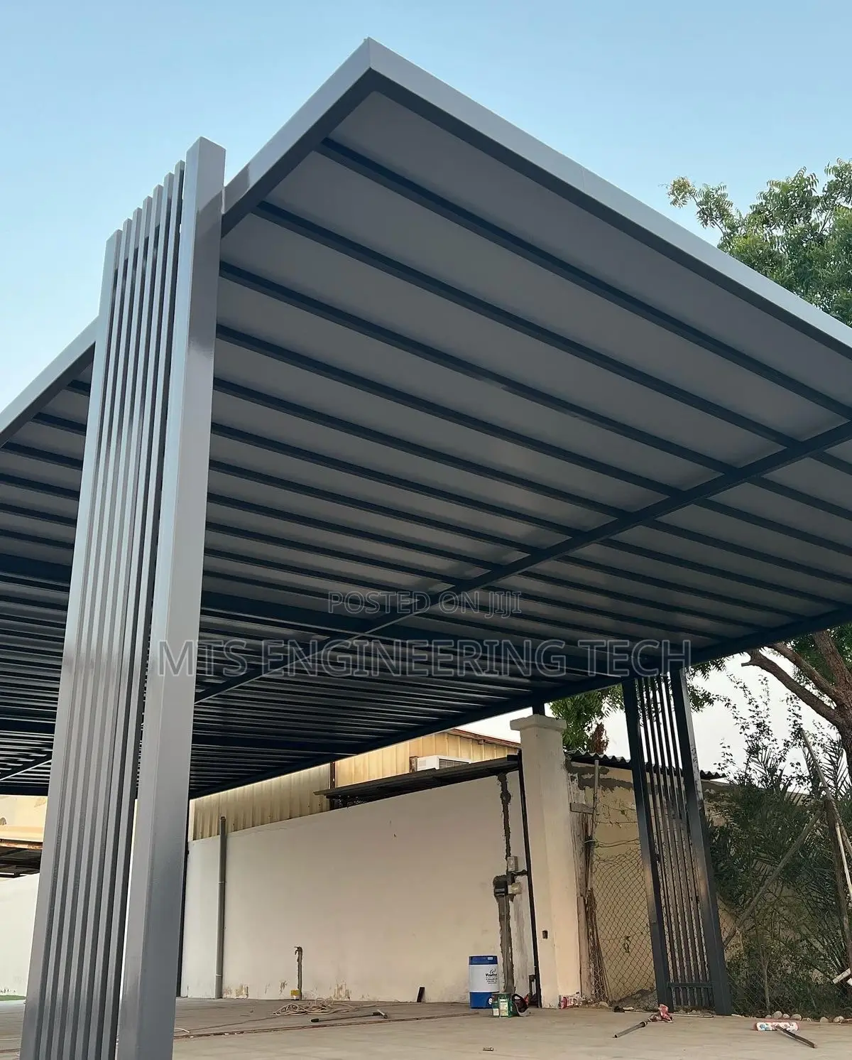 Modern Metal Pergola