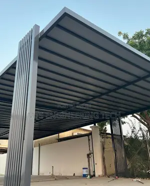 Modern Metal Pergola