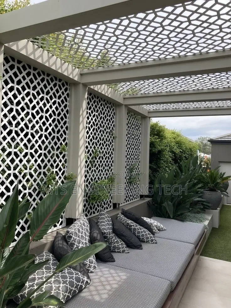 Modern Metal Pergola
