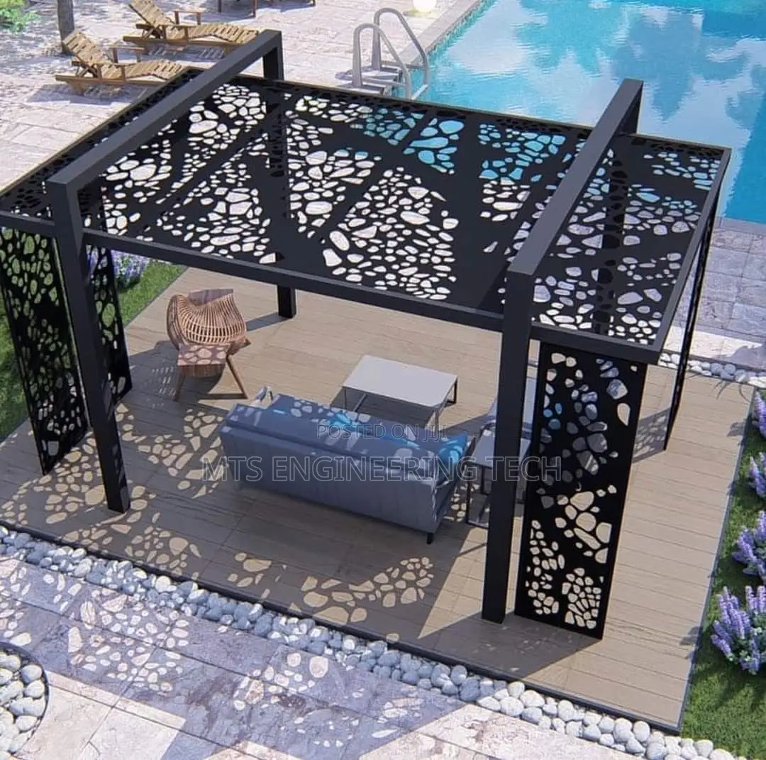 Modern Metal Pergola