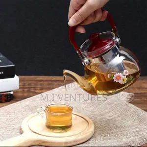 Transparent Glass Teapot