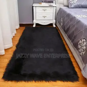 Slim Bedside Sofa Fluffy Carpet