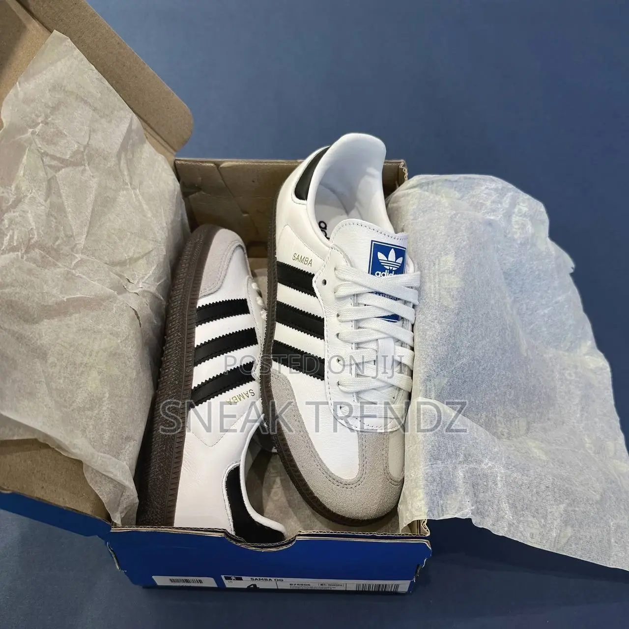 Adidas Samba Black White Leather