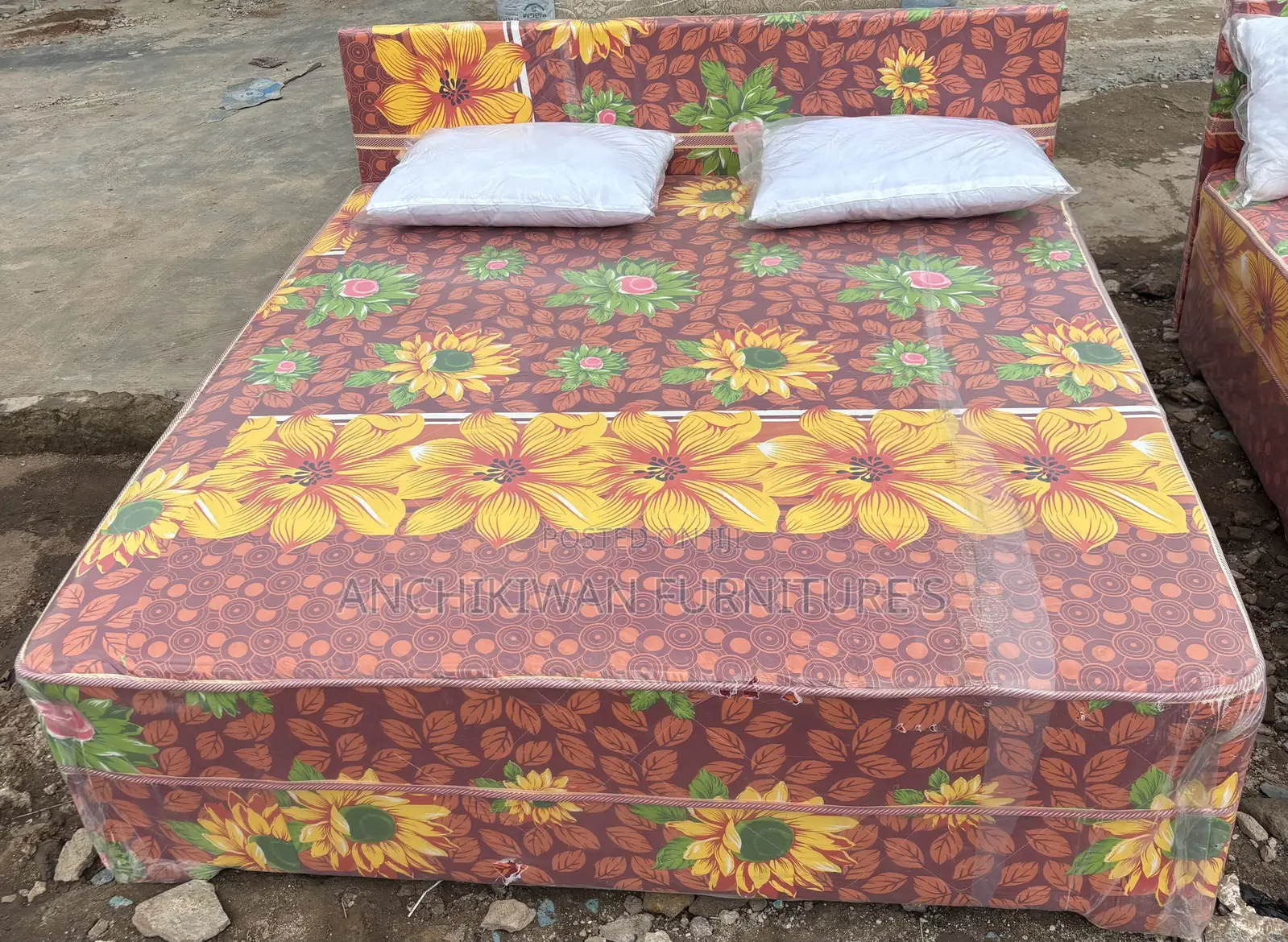 Reliable Complete Bed With Mattress(Payment After Delivery)
