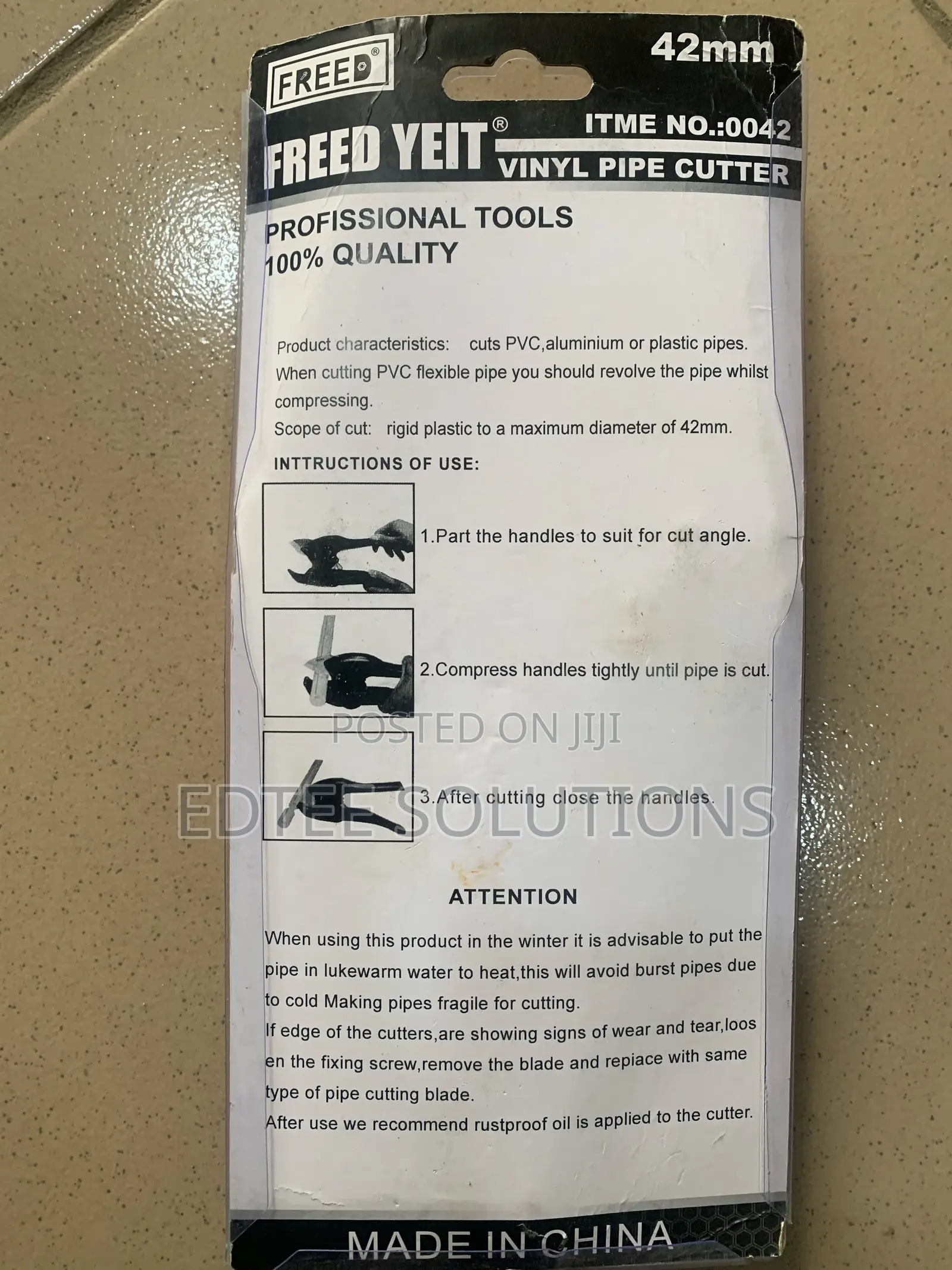 42mm PPR Pipe Cutter