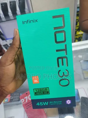 New Infinix Note 30 5G 128 GB Black