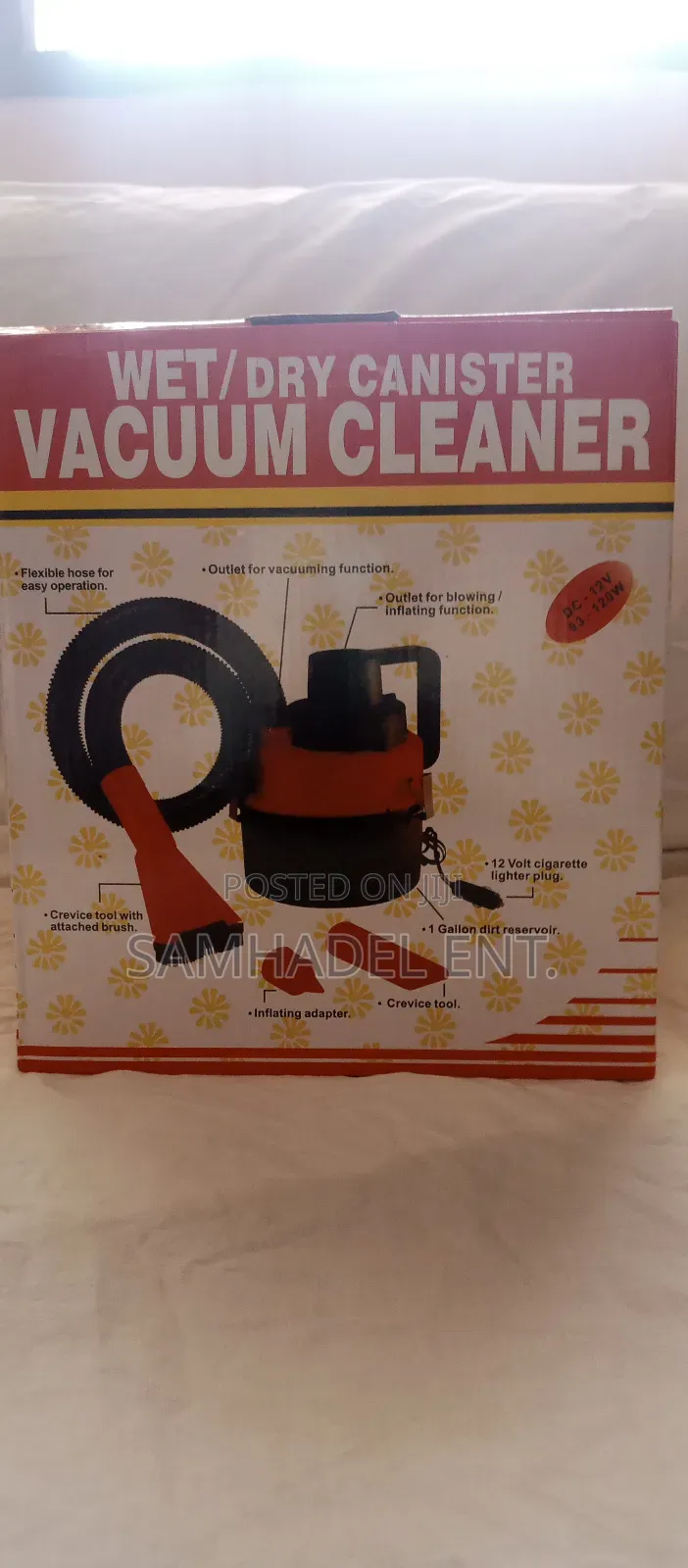 Wet and Dry Vacuum Cleaner 12volts