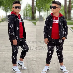 Tracksuit With Long Sleeve Shirt. White N Black Available