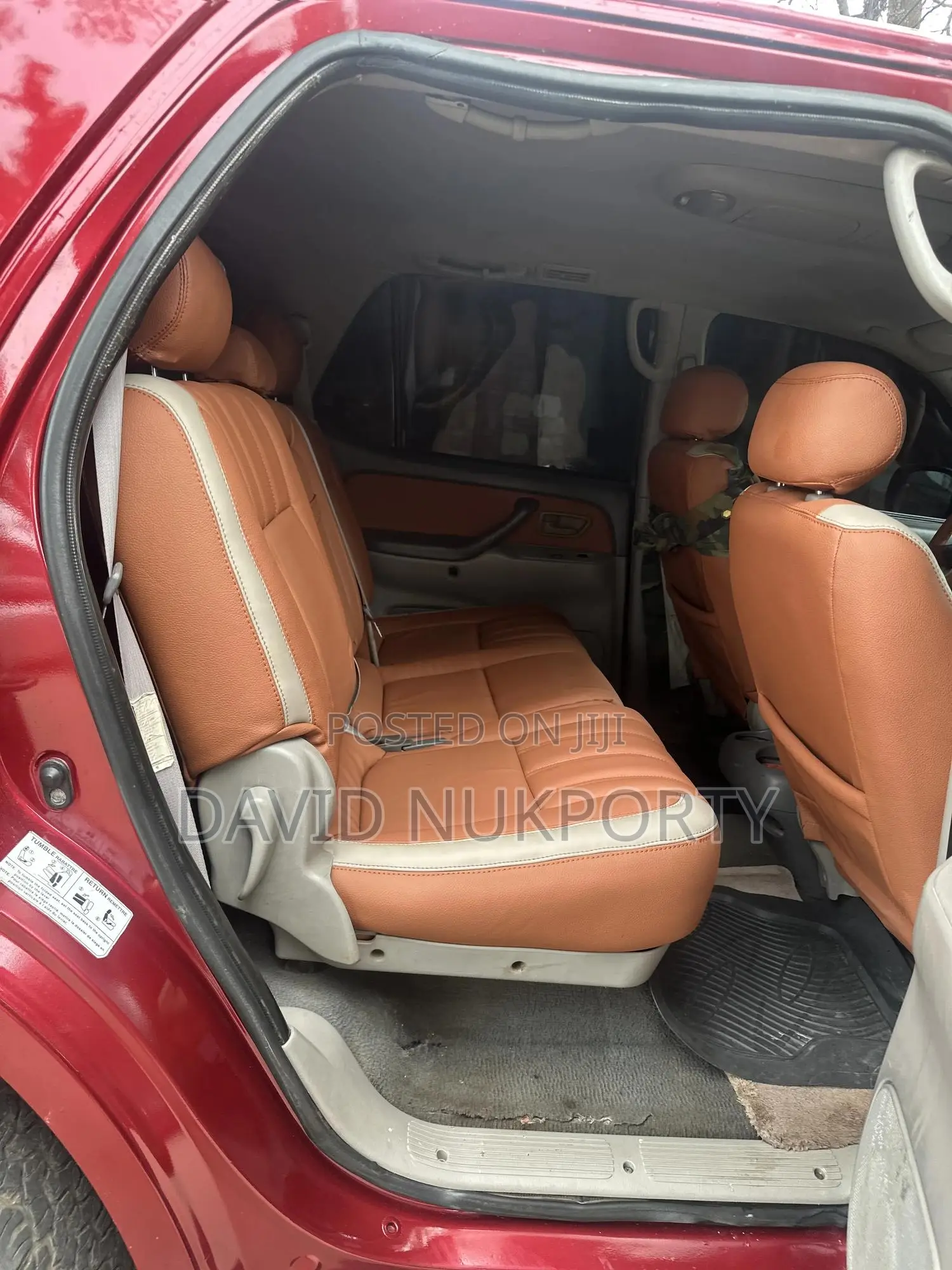 Toyota Sequoia 2002 Red