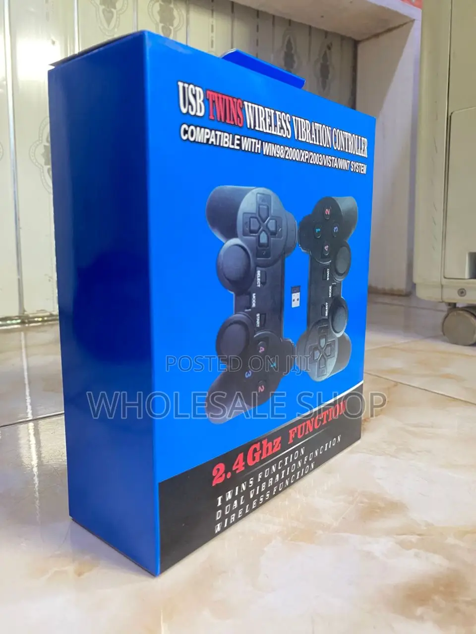 Usb Twin Wireless Vibration Controller
