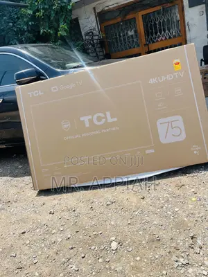 Premium Affordable TCL 75” Uhd Smart Television(Black)