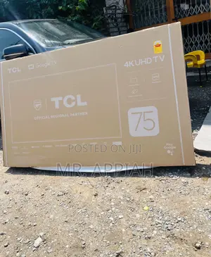 Premium TCL 75 Inch Uhd Smart Television(Black)